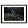 Black landscape barn frame showcasing a modern design, featuring a sleek matte finish and an elegant front view, perfect for home decor and artwork display. This frame enhances the aesthetic appeal of any interior space while providing a sophisticated touch.
