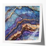 Vibrant landscape photo print mockup showcasing dramatic canyons in warm earth tones, presented in a glossy finish, ideal for home decor inspiration.