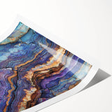 Vibrant landscape canyons rolled print showcasing rich earthy tones and intricate details, perfect for home decor or office spaces, delivered in protective packaging.