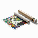 Modern Pop Art Wall Art – Colorful Father and Son Canvas