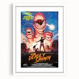 Retro Wall Art - The Deadly Spawn Movie Poster - 80s Horror Art Prints