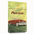 Retro Pontiac Ad Wall Art - Vintage Prints for Car Lovers