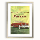 Retro Pontiac Ad Wall Art - Vintage Prints for Car Lovers