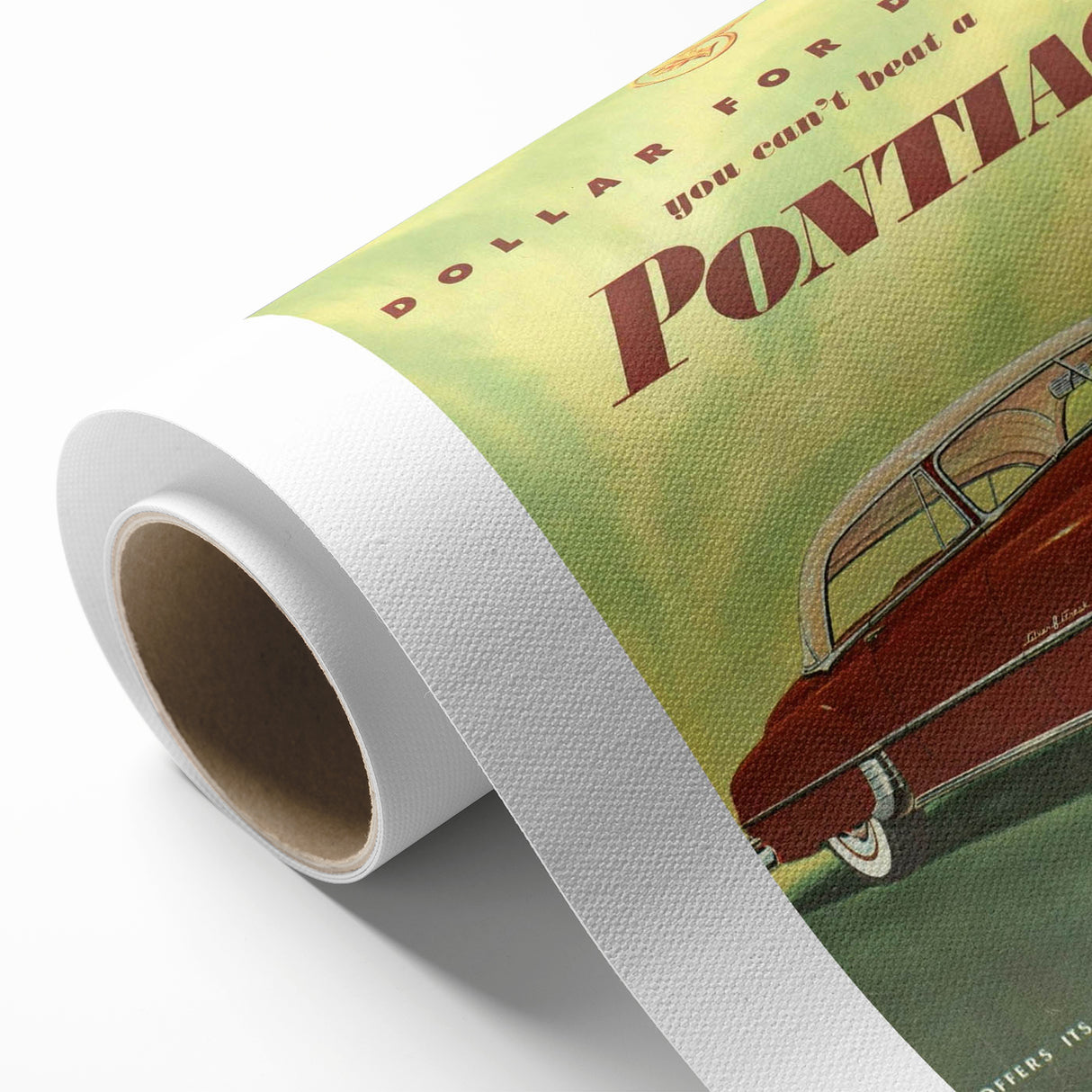 Retro Pontiac Ad Wall Art - Vintage Prints for Car Lovers