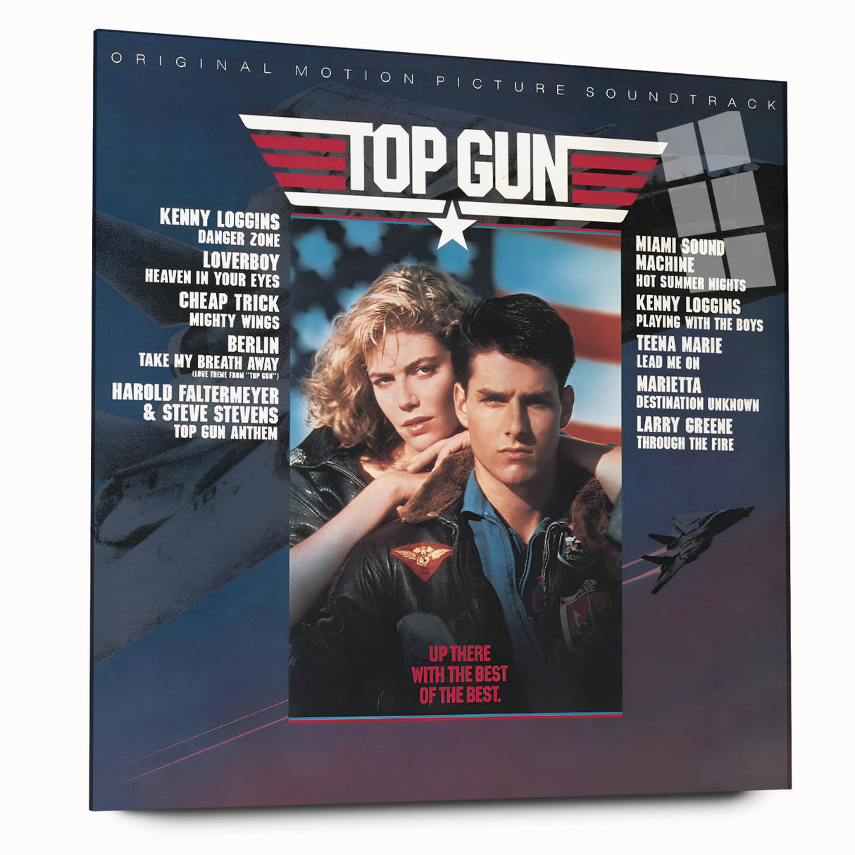 Retro Top Gun Soundtrack Poster - Vintage Movie Music Art