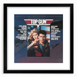 Retro Top Gun Soundtrack Poster - Vintage Movie Music Art