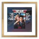 Retro Top Gun Soundtrack Poster - Vintage Movie Music Art
