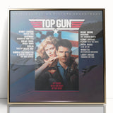Retro Top Gun Soundtrack Poster - Vintage Movie Music Art