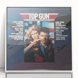 Retro Top Gun Soundtrack Poster - Vintage Movie Music Art
