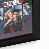 Retro Top Gun Soundtrack Poster - Vintage Movie Music Art