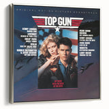 Retro Top Gun Soundtrack Poster - Vintage Movie Music Art