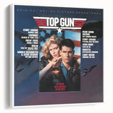 Retro Top Gun Soundtrack Poster - Vintage Movie Music Art