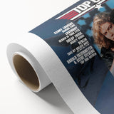 Retro Top Gun Soundtrack Poster - Vintage Movie Music Art