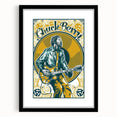 Chuck Berry Vintage Guitar Poster | Retro Music Wall Art