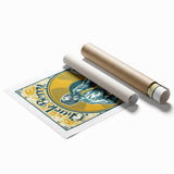 Chuck Berry Vintage Guitar Poster | Retro Music Wall Art