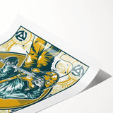 Chuck Berry Vintage Guitar Poster | Retro Music Wall Art