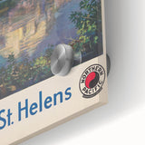 Retro Mount St. Helens Travel Poster – Vintage Prints & Scenic Art