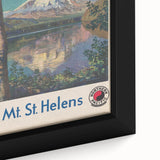 Retro Mount St. Helens Travel Poster – Vintage Prints & Scenic Art