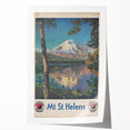Retro Mount St. Helens Travel Poster – Vintage Prints & Scenic Art