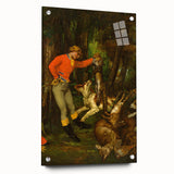After the Hunt Realism Art Print - Gustave Courbet Classical Wall Decor