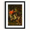 After the Hunt Realism Art Print - Gustave Courbet Classical Wall Decor