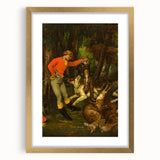 After the Hunt Realism Art Print - Gustave Courbet Classical Wall Decor