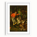 After the Hunt Realism Art Print - Gustave Courbet Classical Wall Decor