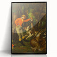 After the Hunt Realism Art Print - Gustave Courbet Classical Wall Decor