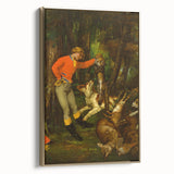After the Hunt Realism Art Print - Gustave Courbet Classical Wall Decor