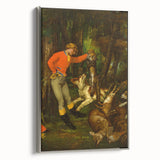 After the Hunt Realism Art Print - Gustave Courbet Classical Wall Decor
