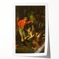 After the Hunt Realism Art Print - Gustave Courbet Classical Wall Decor