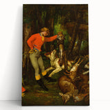 After the Hunt Realism Art Print - Gustave Courbet Classical Wall Decor