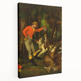 After the Hunt Realism Art Print - Gustave Courbet Classical Wall Decor
