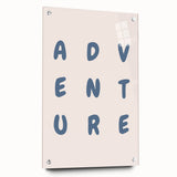 Adventure Wall Art – Inspirational Typography Print for Boys' Room