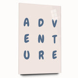 Adventure Wall Art – Inspirational Typography Print for Boys' Room