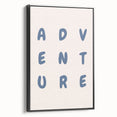 Adventure Wall Art – Inspirational Typography Print for Boys' Room
