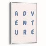 Adventure Wall Art – Inspirational Typography Print for Boys' Room