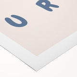 Adventure Wall Art – Inspirational Typography Print for Boys' Room