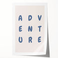 Adventure Wall Art – Inspirational Typography Print for Boys' Room