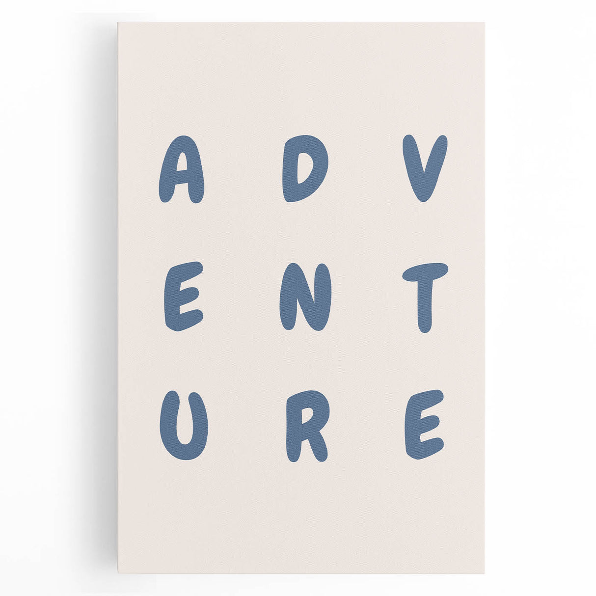 Adventure Wall Art – Inspirational Typography Print for Boys' Room