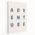 Adventure Wall Art – Inspirational Typography Print for Boys' Room