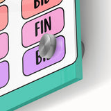 Educational Nursery Wall Decor – Short I Phonics Learning Print