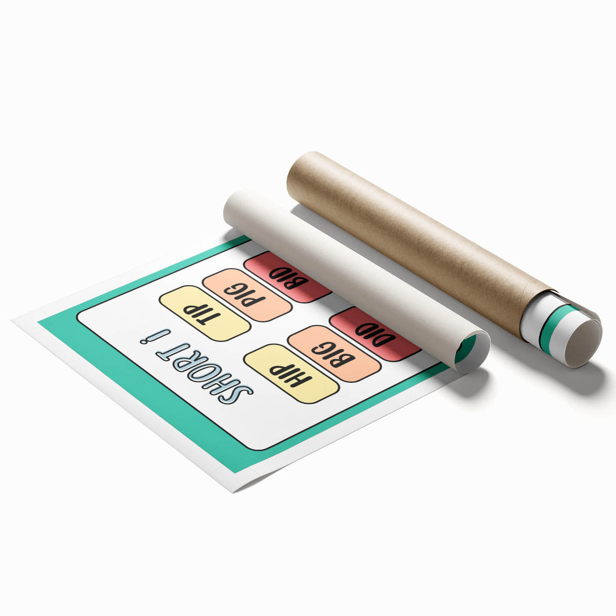 Educational Nursery Wall Decor – Short I Phonics Learning Print