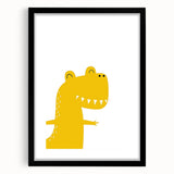 Minimalist Dinosaur Nursery Wall Art - Kids Room Art Prints