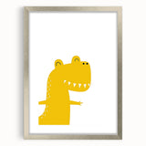 Minimalist Dinosaur Nursery Wall Art - Kids Room Art Prints