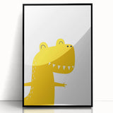 Minimalist Dinosaur Nursery Wall Art - Kids Room Art Prints