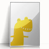 Minimalist Dinosaur Nursery Wall Art - Kids Room Art Prints