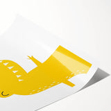 Minimalist Dinosaur Nursery Wall Art - Kids Room Art Prints