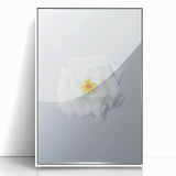 Art Deco poster featuring spring-themed design in pastel shades on white acrylic, ideal for nursery wall art.