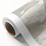 Art deco style poster of summer season on rolled canvas, featuring vibrant warm colors, ideal for nursery wall art.